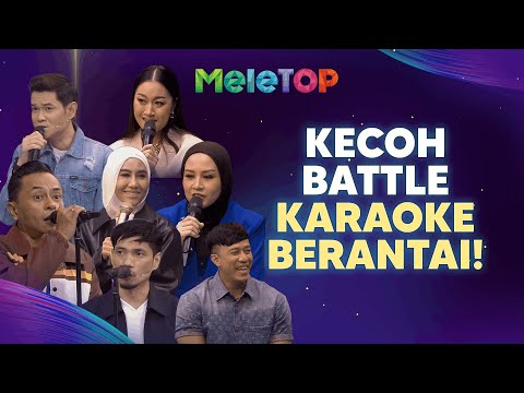 Finalist Gegar Vaganza Battle Karaoke Berantai dengan Ella & Aisha Retno! | MeleTOP | Nabil & Hawa