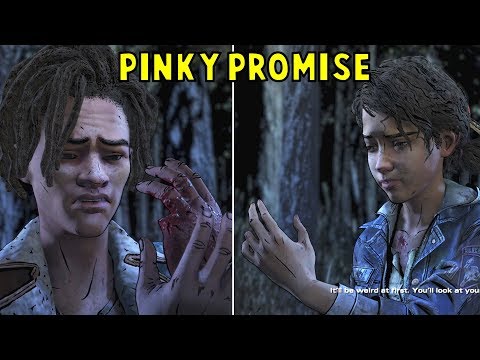 Louis & Clem Talking About Their Lost Fingers - Walking Dead Season 4 Episode 4