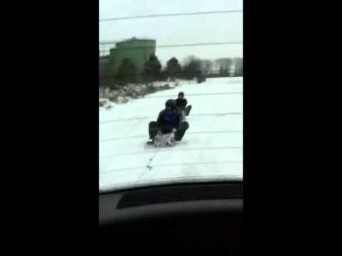 Schlitten fahren in Urfeld 3