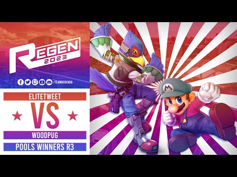Regen 2023: Winners Pools - Elitetweet (Falco) Vs Woodpug (Mario)