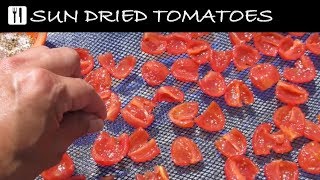 HOW TO MAKE REAL SUN DRIED TOMATOES