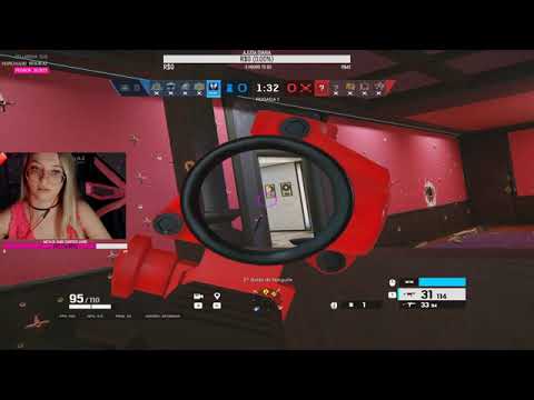 CLUTCH 1V3 MONSTRO DA PRISCILA, JOGOU O FINO DO R6  - MELHORES MOMENTOS RAINBOW SIX SIEGE