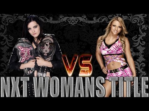 PAIGE VS EMMA NXT WOMANS TITLE MATCH
