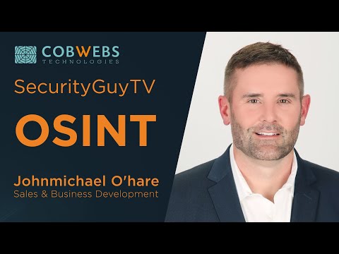Johnmichael O’Hare from Cobwebs in Security Guy TV Discussing OSINT