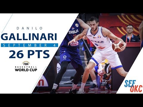 Danilo Gallinari's Offensive & Defensive Highlights: 26 PTS vs Serbia | Italy NT - 9.4.19