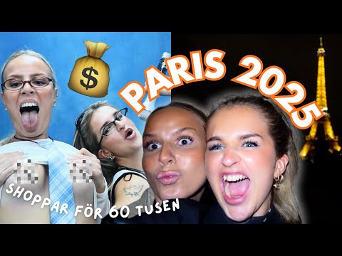 VI SPRÄNGERRRR VÅRA KORT I PARIS - PARIS VLOGG 2025