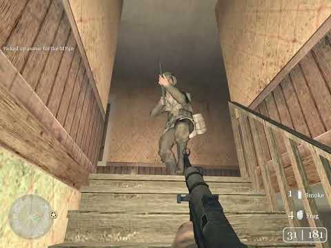 Call Of Duty 2 Walkthrough | The Battle For Caen #2 - The Crossroads (No Commentary)