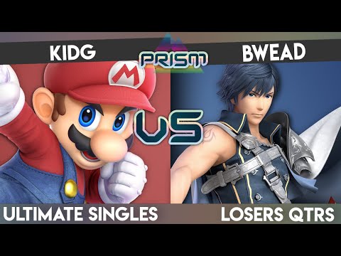 PRISM 186 - KidG (Mario) vs. Bwead (Chrom) - Losers Quarters - Smash Ultimate Singles