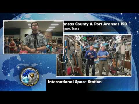 Expedition 55 Inflight Interview - Aransas County ISD and Port Aransas ISD - April 27, 2018