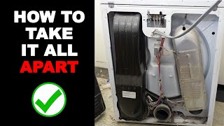 How to Completely Disassemble Whirlpool or Kenmore Dryer