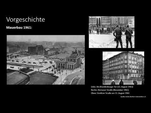Vortrag Dietmar Arnold Tunnel 57 und der Tod des Grenzsoldaten, die Ereignisse vom 3. - 5.10.1964