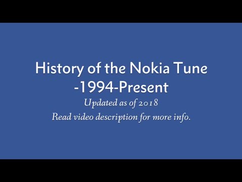 Nokia Tune Evolution (1994-Present)