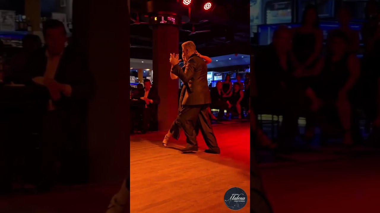 Eladia Cordoba & Andres Laza Moreno en  la noche de festejo por los 4 años de  Milonga Malena!!