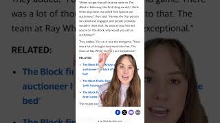 The Block's Steph and Gian reveal strategy that helped them win | #shorts #yahooaustralia