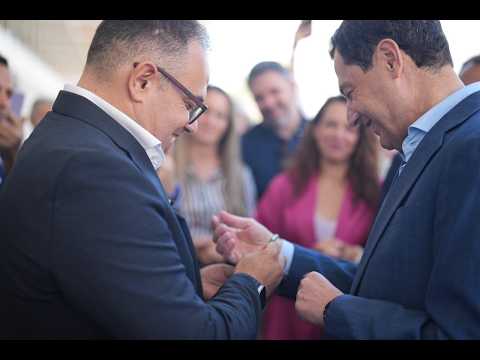 Visita Almuñécar Juanma Moreno, candidato del PP a la presidencia de la Junta de Andalucía