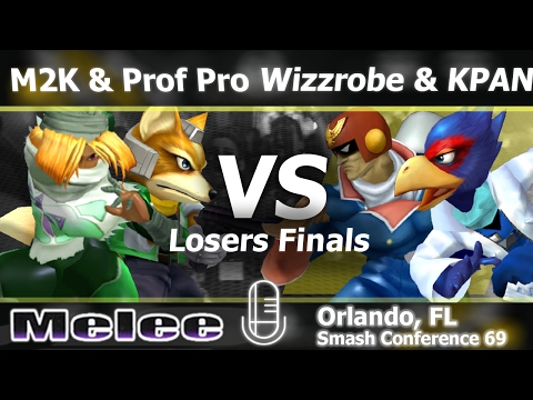 MVG FOX|Mew2King & Professor Pro vs. Wizzrobe & KPAN - Melee Doubles Losers Finals - SC:69