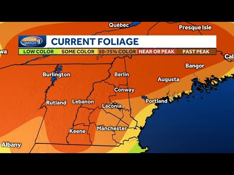 Fall foliage report: Impressive autumn colors seen across much of NH