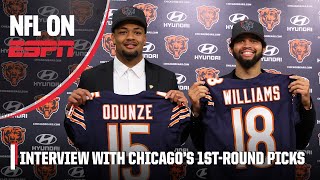 Caleb Williams & Rome Odunze describe their goals for first year with Chicago Bears | NFL on ESPN