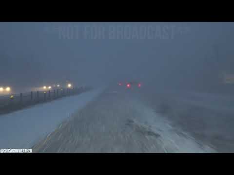 Whiteout Conditions Near Stevensville, MI & I-94  12-24-2020