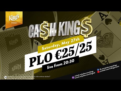 🇩🇪 Ca$h King$ Special - €25/€25 PLO Cash Game, live aus dem King's Resort - 🎙️Stefan Hachmeister