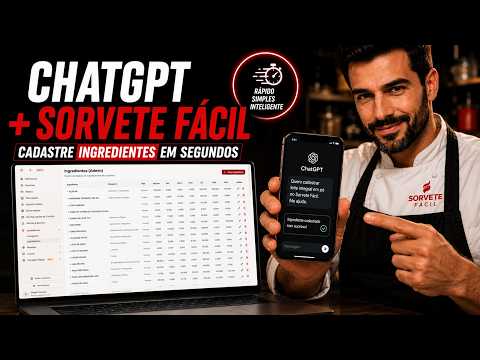 Cadastrar ingredientes com ChatGPT