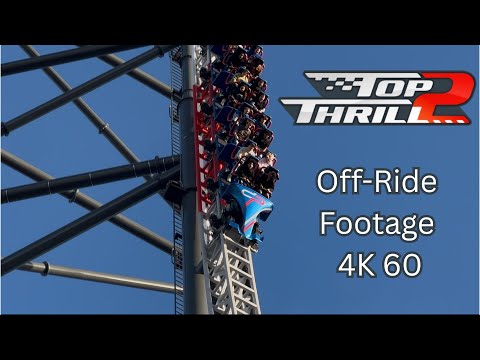 Top Thrill 2 at Cedar Point  [4K 60, Off-ride] (COPYRIGHT FREE)