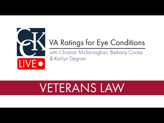 Eye Conditions VA Disability Claims