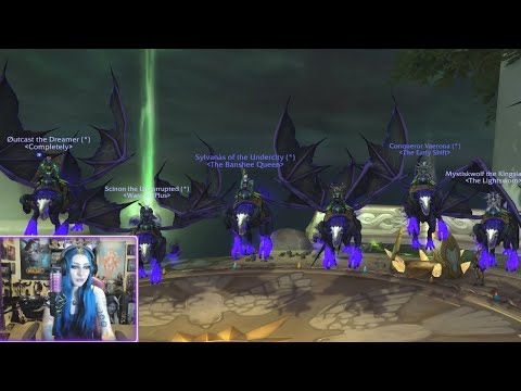 Ladysurvival Glory of the Argus Raider Achievement Event - Getting Antoran Gloomhounds (Twitch VOD)