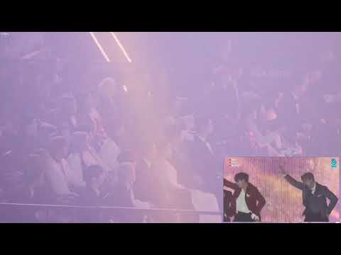 181128 IKON, Wanna one, Twice, iu, Nue'st w reaction to BTS - VCR + IDOL @ Asia Artist Awards  2018