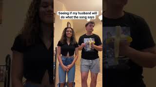 TELL ME THAT YOU LOVE ME CHALLENGE! #shorts