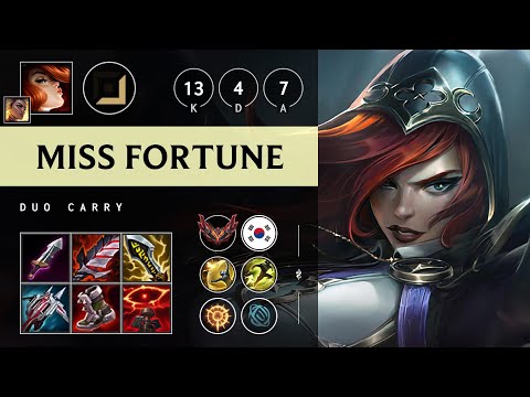 Miss Fortune ADC vs Lucian - KR Grandmaster Patch 25.18