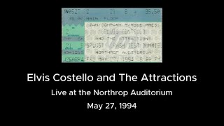 Elvis Costello an The Attractions live at the Northrop Auditorium - May 27, 1994 (audio only)