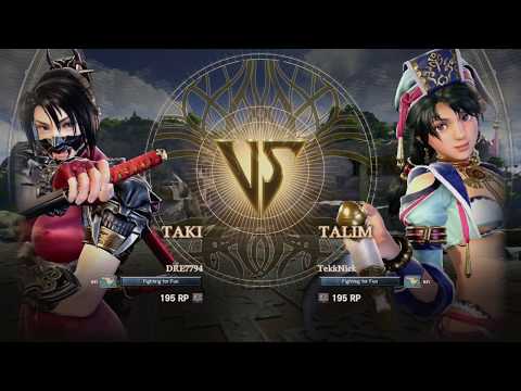 Soul Calibur 6 Taki (Dre7794) VS Talim (Tekknick)