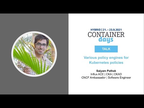 Various policy engines for Kubernetes policies