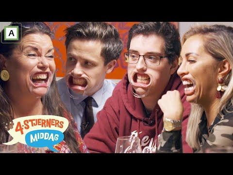 4-stjerners middag | Stor i kjeften med Jenny Jensen, Emil Gukild, Preben Fjell og Carina Dahl