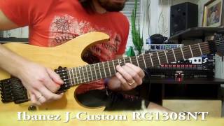 Video thumbnail for Ibanez J Custom RG1308NT by Dmitry Maksimov /Liquid Metal/