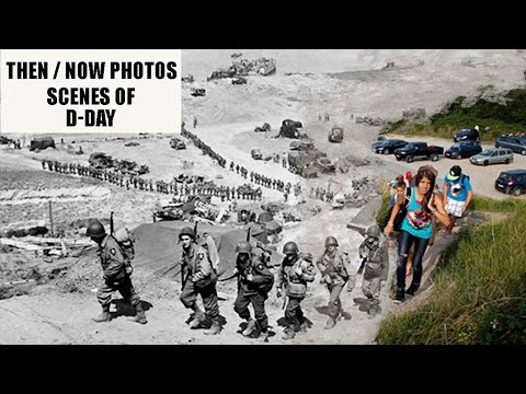 Scenes From D Day - Then & Now Photography