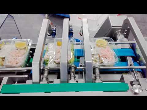 Food Automation presents Tramper S335-S340 Tray sealer for manual filling of salad