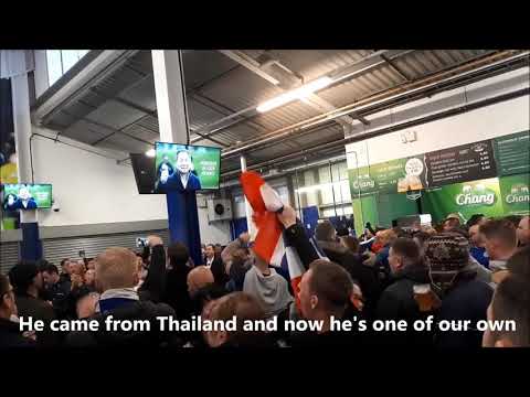 Leicester city's Vichai had a dream chant with lyrics!