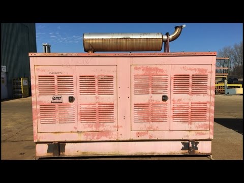 DMT / Cummins 250 kW diesel generator, 480V, 652 Hrs, Yr 1989, CSDG # 2074