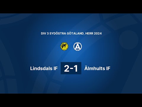 Lindsdals IF - Älmhults IF (2-1)