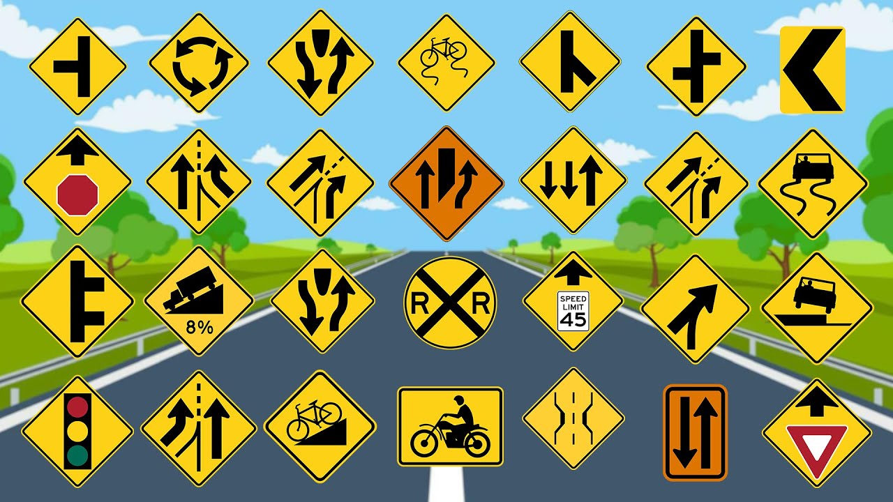 Top 60 Road Signs You MUST Know to Pass Your Driving Test 🚦✅