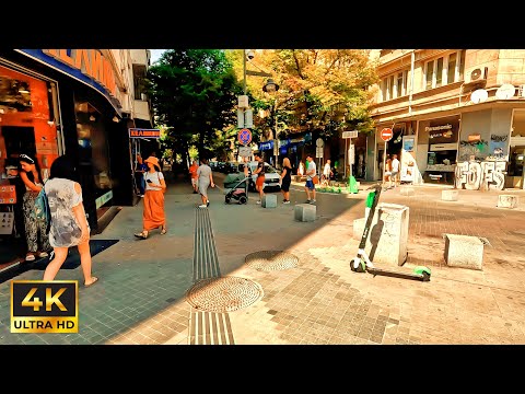 Explorando o coração da Bulgária: um passeio a pé por Sófia 4K