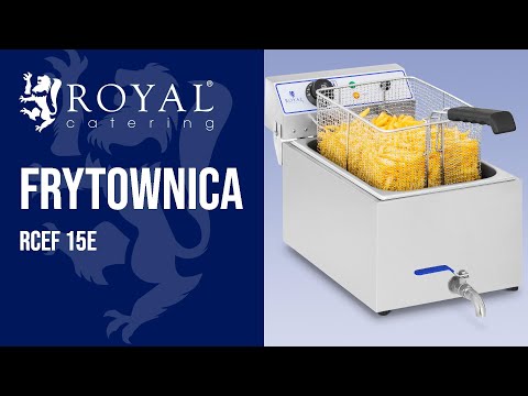Video - Frytownica elektryczna - 17 l - do ryb