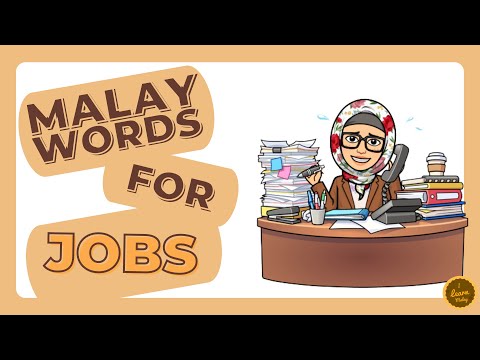 Malay Words for Jobs | Occupations in Spoken Malay