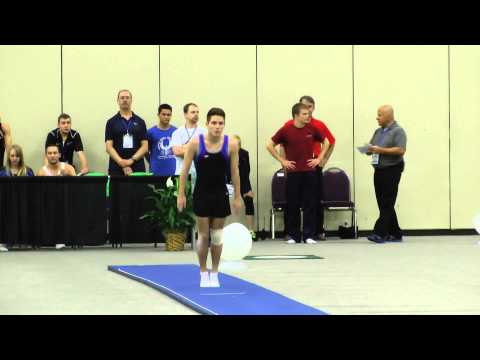 Alex Renkert - Double Mini Finals Pass 1 - 2014 USA Gymnastics Championships