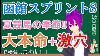 【競馬予想】函館スプリントステークス 2019 予想 買い目 夏競馬開幕!!! 洋芝，重馬場が気になる。。本命と激穴で馬券勝負です！