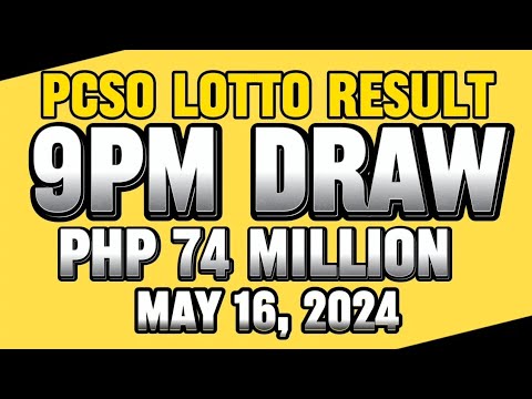 LOTTO 9PM DRAW RESULT TODAY MAY 17, 2024 #lottoresulttoday #pcsolottoresults #stl