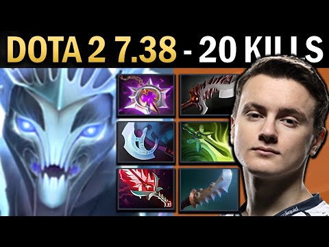 Spectre Gameplay Miracle with 20 Kills and Abyssal - Dota 2 7.38