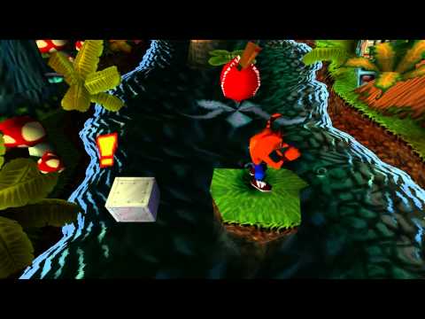 Crash Bandicoot 100% Walkthrough HD - Part 5: Up the Creek